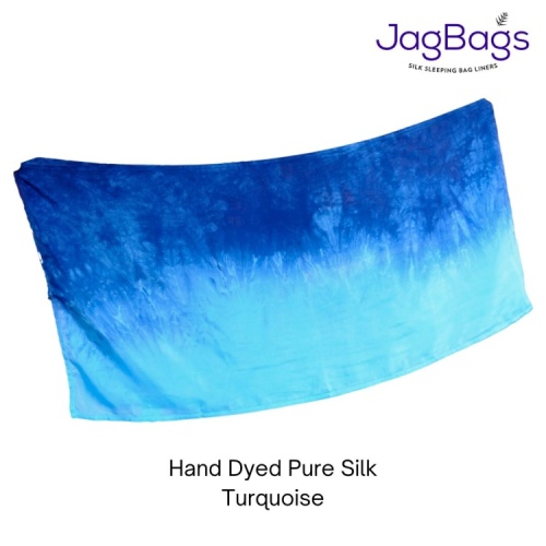 JagBag Long Silk Scarf - Turquoise